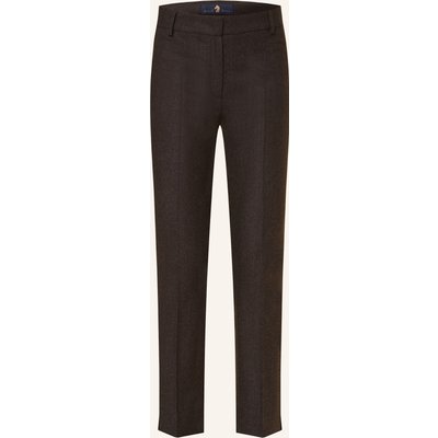 Pamela Henson Flanellhose braun