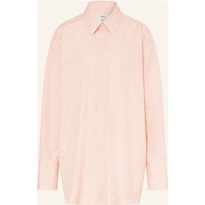 Ami Paris Oversized-Hemdbluse rosa