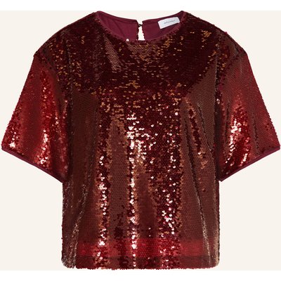 Darling Harbour T-Shirt Mit Pailletten rot
