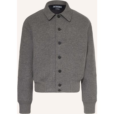 Jacquemus Jacke Le Bomber Feltro grau