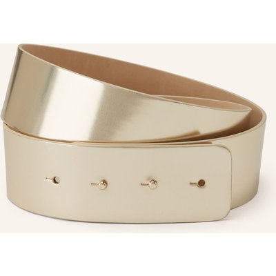 Kinga Mathe Ledergürtel gold
