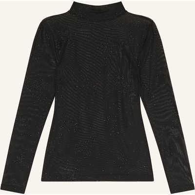 Rich & Royal Longsleeve Aus Mesh schwarz