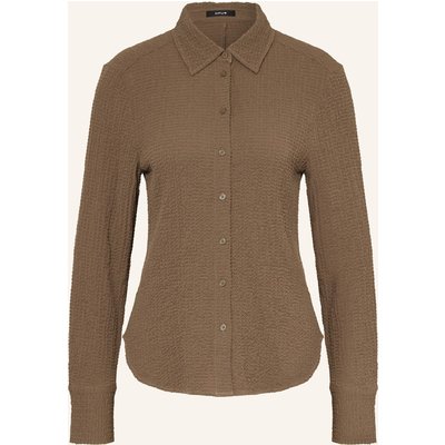 Opus Hemdbluse Frive braun