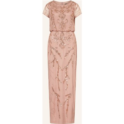 Adrianna Papell Abendkleid Mit Pailletten Und Schmuckperlen rosegold