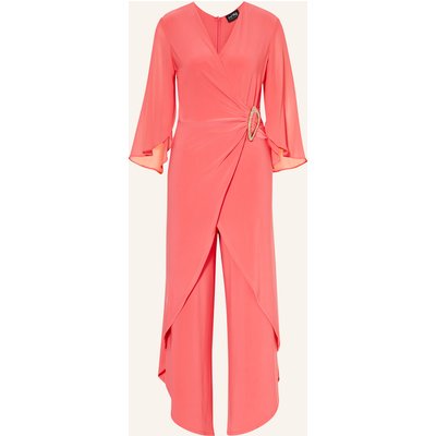 Joseph Ribkoff Signature Jumpsuit Mit Schmucksteinen orange
