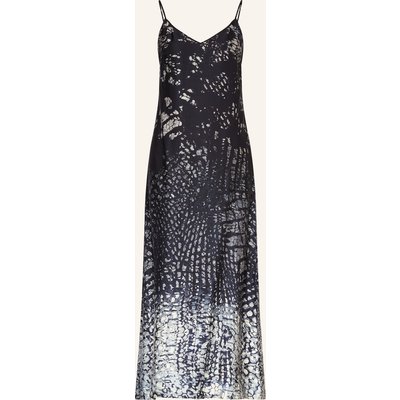 Reiss Satinkleid Lornie blau