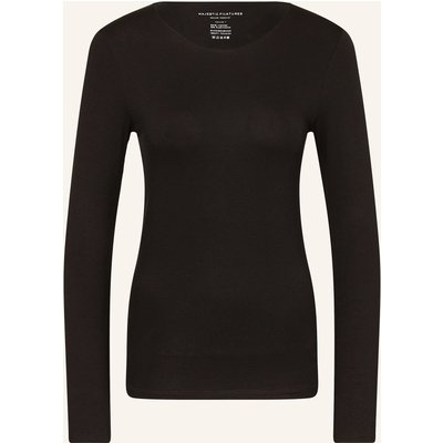 Majestic Filatures Longsleeve schwarz