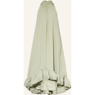 Malina Kleid Sabrina Mit Volants Und Cut-Out gruen