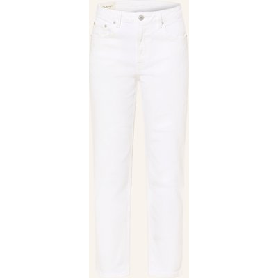 Gant Straight Jeans Cropped Straight weiss