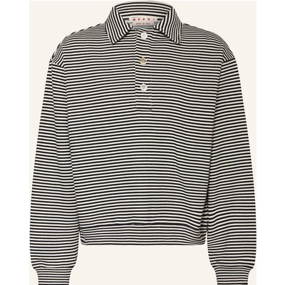 Marni Sweat-Poloshirt schwarz