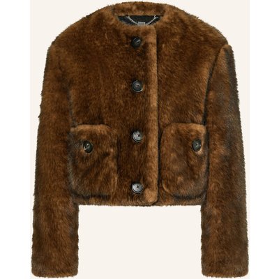 Marc Jacobs Kunstpelz-Jacke braun