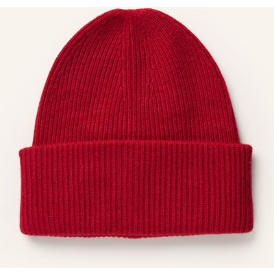 S.Marlon Cashmere-Mütze rot