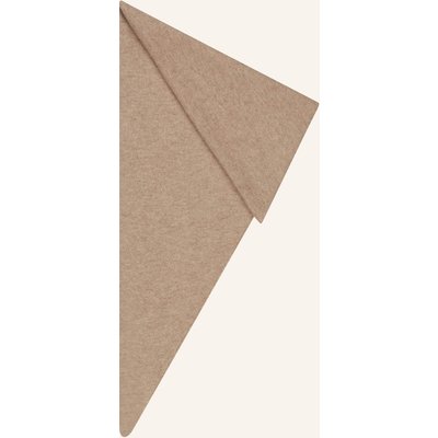 S.Marlon Dreieckstuch Aus Cashmere beige