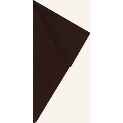 S.Marlon Dreieckstuch Aus Cashmere braun