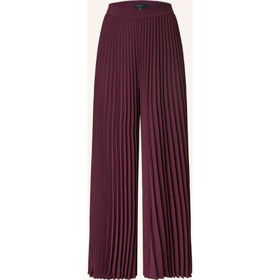 Ted Baker Plisseehose Oxblood rot