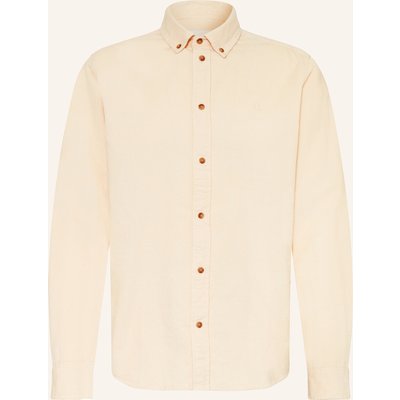 Les Deux Cordhemd Konrad Regular Fit weiss