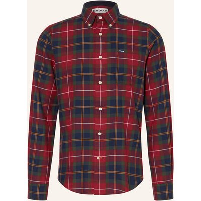 Barbour Hemd Tailored Fit rot