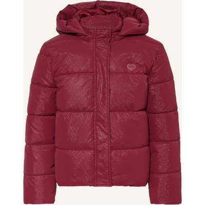 Guess Steppjacke Mit Abnehmbarer Kapuze rot