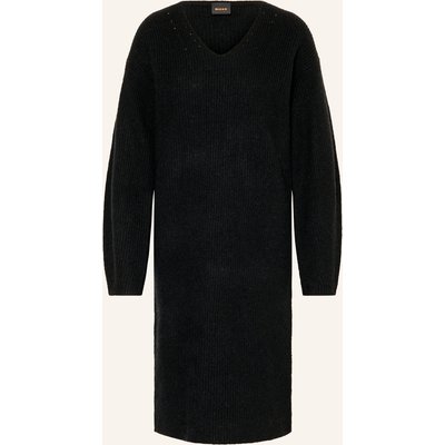 Boss Stickkleid Fusil Mit Alpaka schwarz