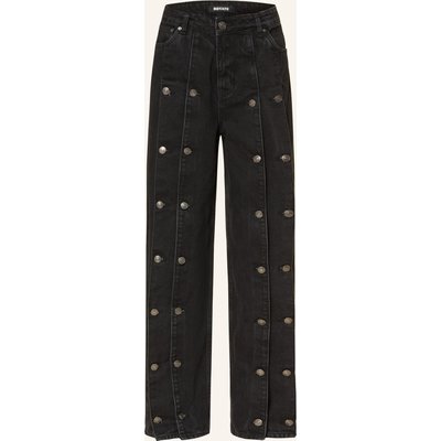 Rotate Wide Leg Jeans schwarz