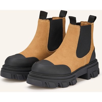 Ganni Chelsea-Boots braun