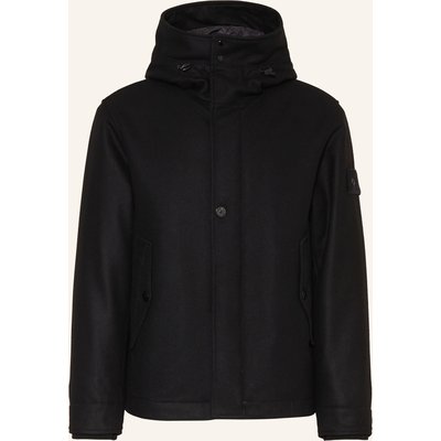 Stone Island Flanelljacke Ghost schwarz