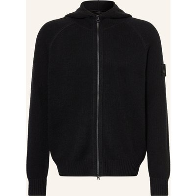 Stone Island Strickjacke Ghost Aus Cashmere schwarz