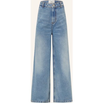 Ami Paris Wide Leg Jeans weiss