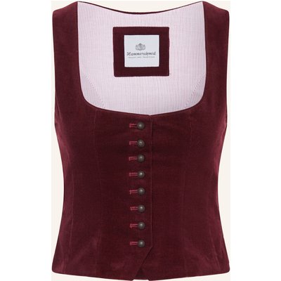 Hammerschmid Trachtenweste Riva rot