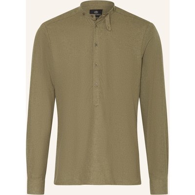 Hammerschmid Trachtenhemd Slim Fit Mit Stehkragen gruen