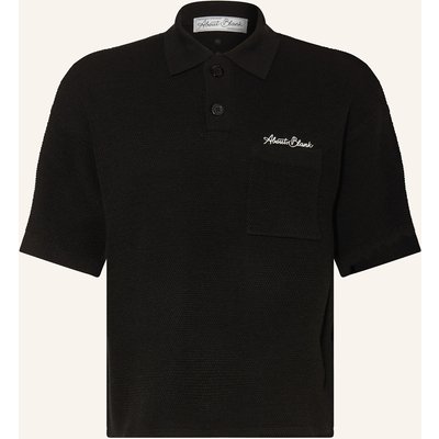 About:Blank Piqué-Poloshirt Relaxed Fit schwarz