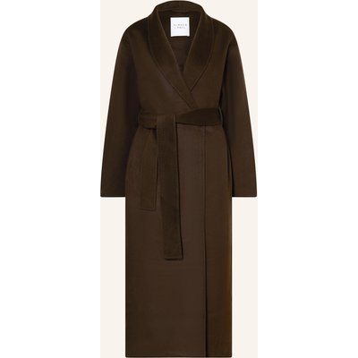 Almada Label Wollmantel Mara braun