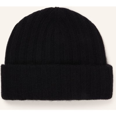 Almada Label Cashmere-Mütze Roe schwarz