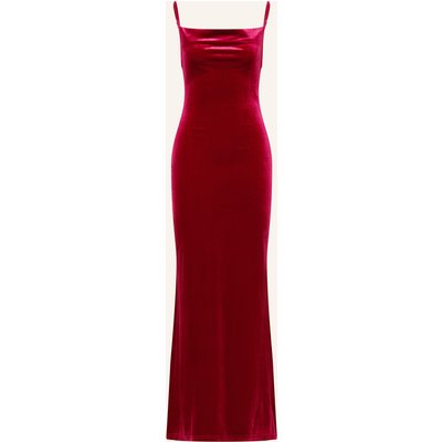 Lipsy Abendkleid Aus Samt rot