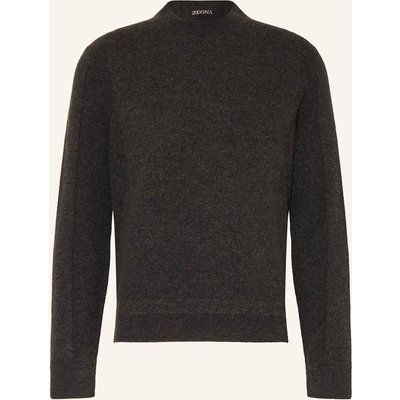 Zegna Pullover Mit Cashmere grau