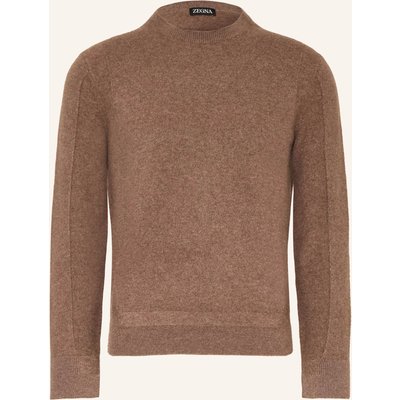 Zegna Pullover Mit Cashmere grau