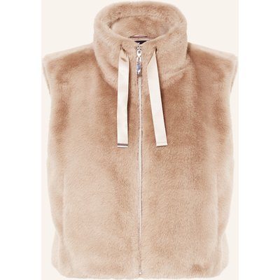 Monari Kunstfell-Weste beige