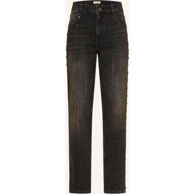 Mos Mosh Straight Jeans Mmrachel Coroni Mit Nieten schwarz