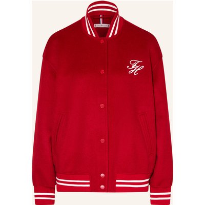 Tommy Hilfiger College-Jacke rot