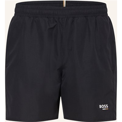 Boss Badeshorts Swordfish schwarz