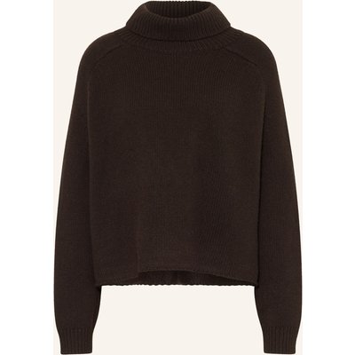 Juvia Rollkragenpullover Rike braun
