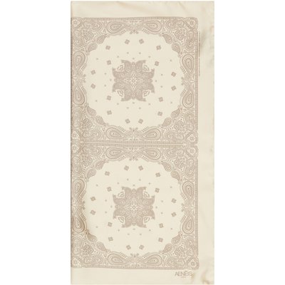 Aeneis Seidentuch beige