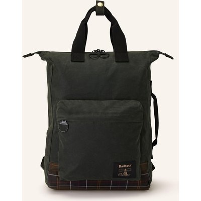 Barbour Rucksack Field Wax gruen