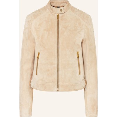 Belstaff Lederjacke Mollison beige