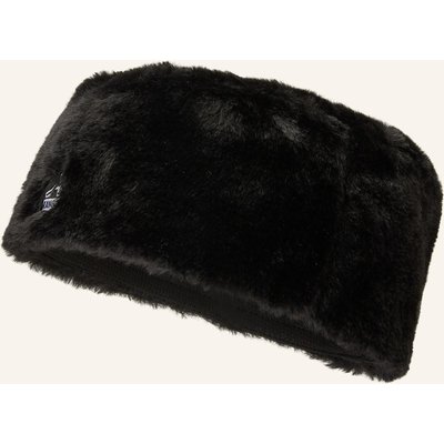 Kangol Kunstpelz-Mütze Faux Fur Topper schwarz