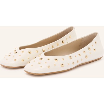 Marc Cain Ballerinas Mit Nieten weiss
