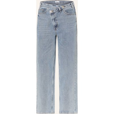 Mrs & Hugs Wide Leg Jeans blau