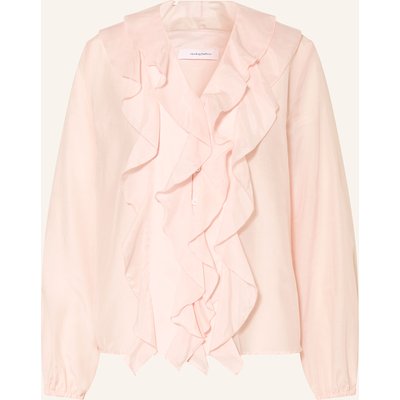 Darling Harbour Bluse Mit Rüschen rosa