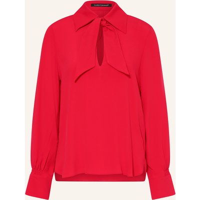 Luisa Cerano Blusenshirt Mit Seide rot