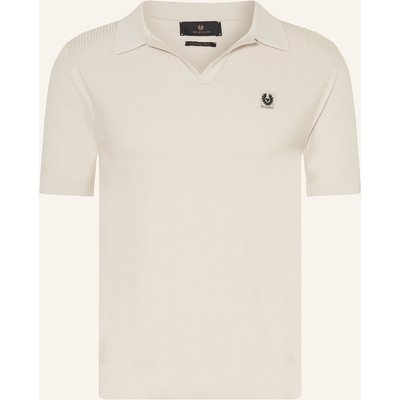Belstaff Strick-Poloshirt Coast Mit Seide weiss